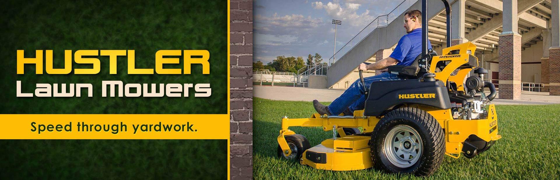 Hustler Lawn Mowers: Speed Through Yardwork.