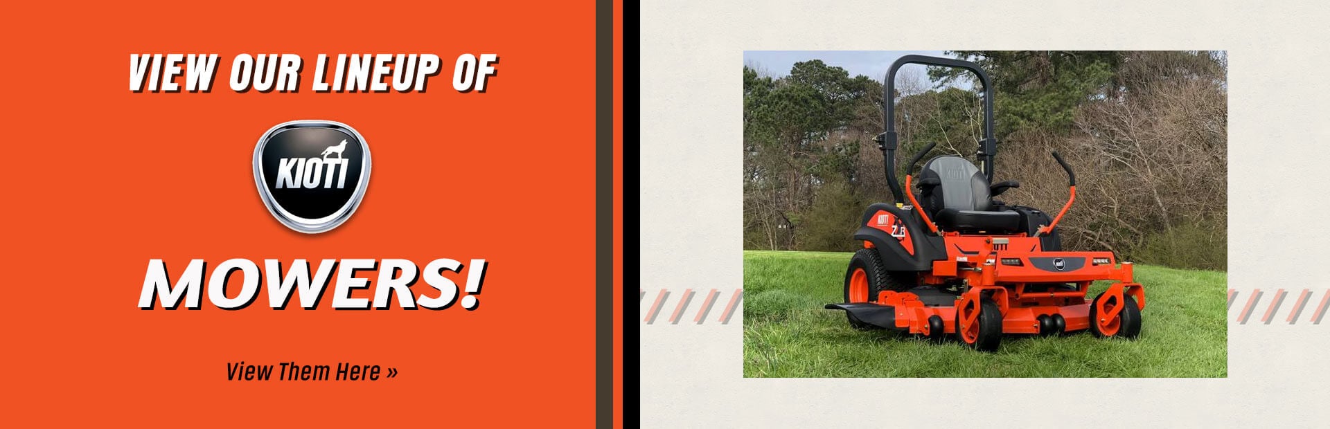 Kioti: View Our Lineup of Kioti Mowers - Click to View Them Here